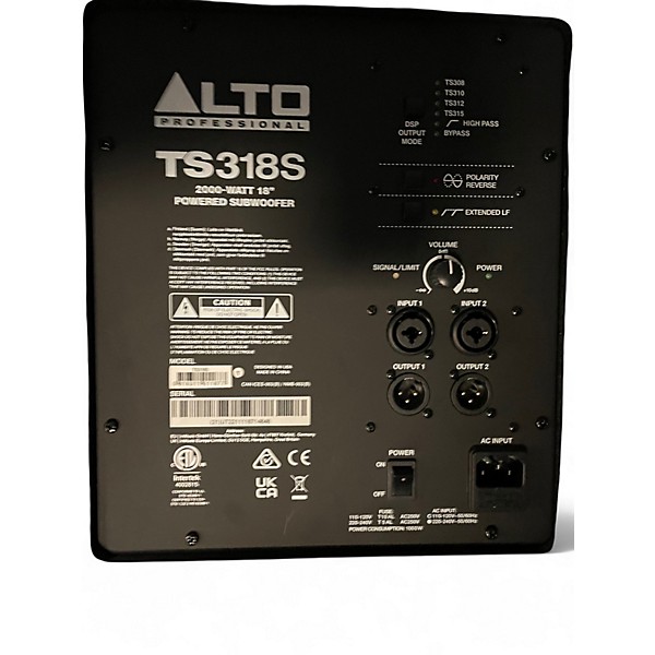 Used Alto TS318S Powered Subwoofer
