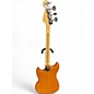 Used Fender Mustang Bass Natural Electric Bass Guitar