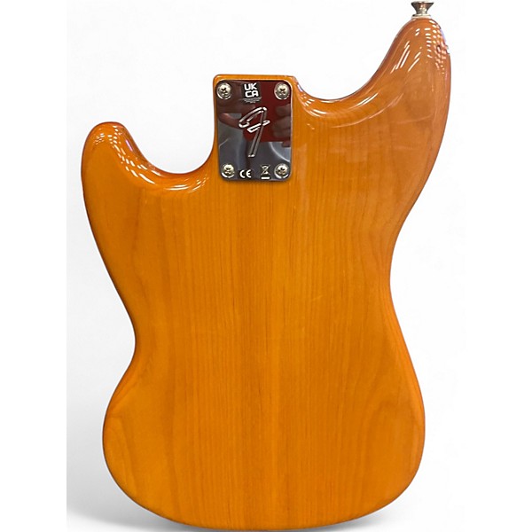 Used Fender Mustang Bass Natural Electric Bass Guitar