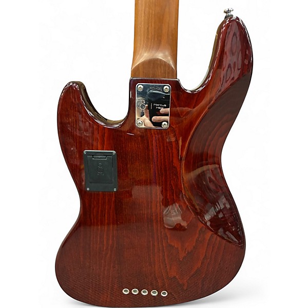 Used Sire Marcus Miller V8 2 Tone Sunburst Electric Bass Guitar