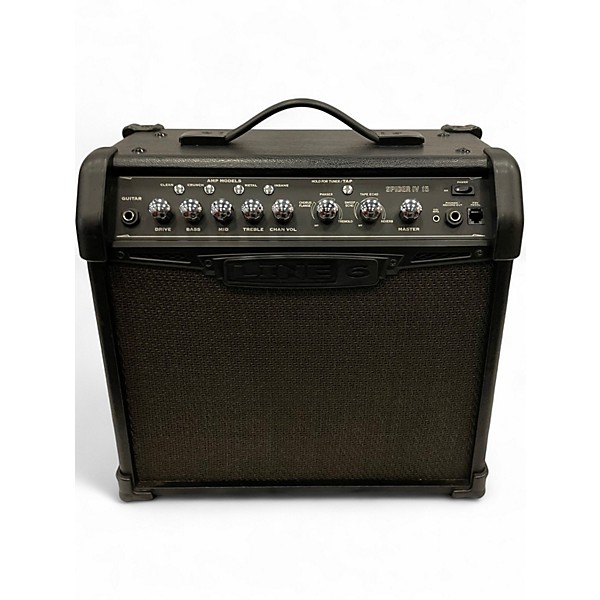 Used Line 6 Spider IV 15W 1X8 Guitar Combo Amp
