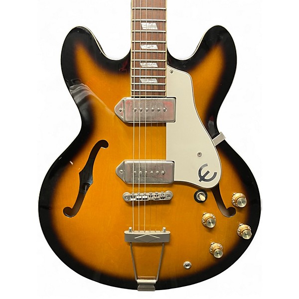 Used Epiphone Inspired By John Lennon Casino Vintage Sunburst Hollow Body Electric Guitar