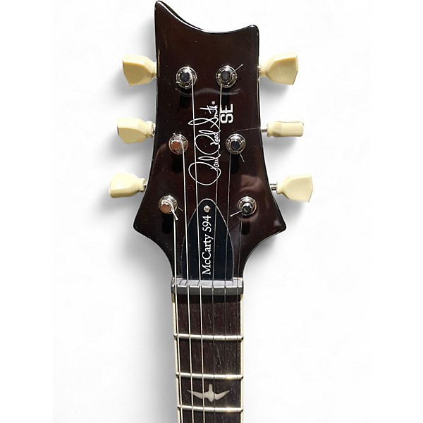 Used PRS SE Singlecut McCarty 594 Black and Gold Solid Body Electric Guitar