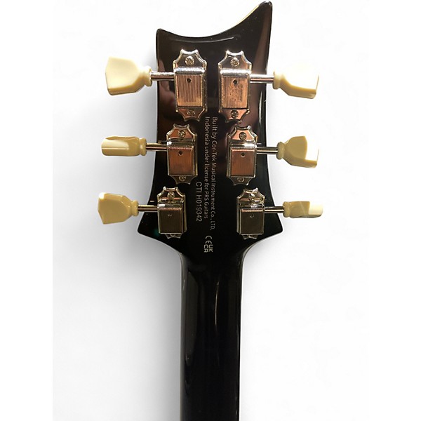 Used PRS SE Singlecut McCarty 594 Black and Gold Solid Body Electric Guitar