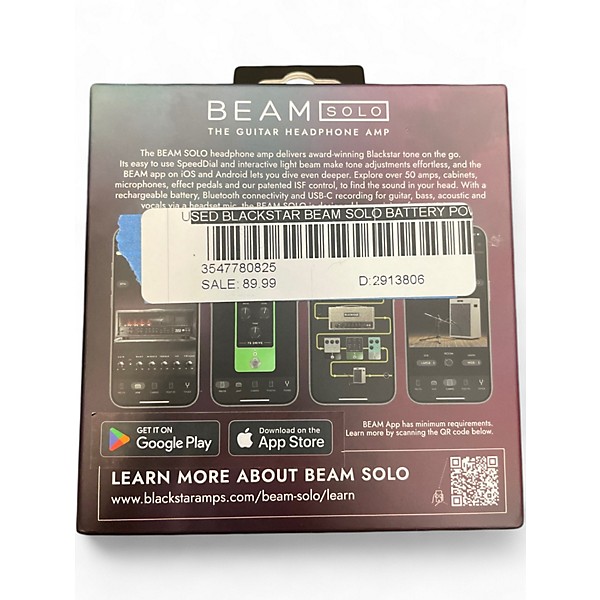 Used Blackstar BEAM SOLO Battery Powered Amp