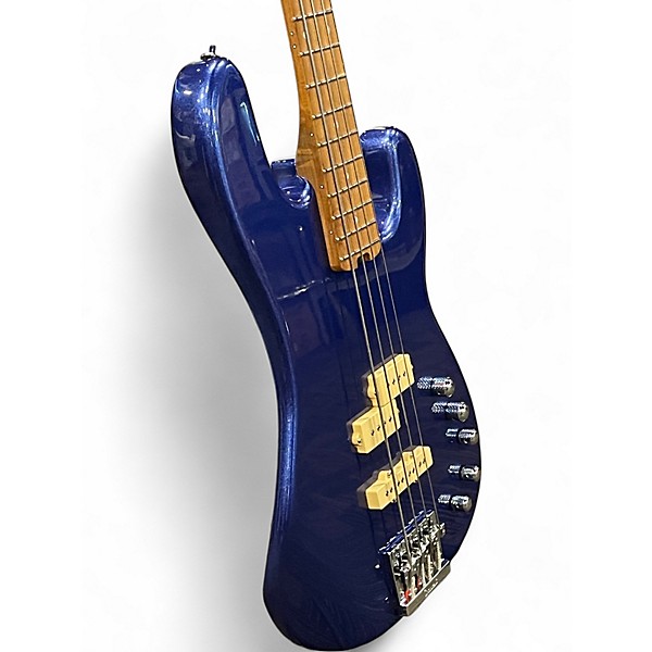Used Charvel SAN DIMAS PJ4 Blue Electric Bass Guitar