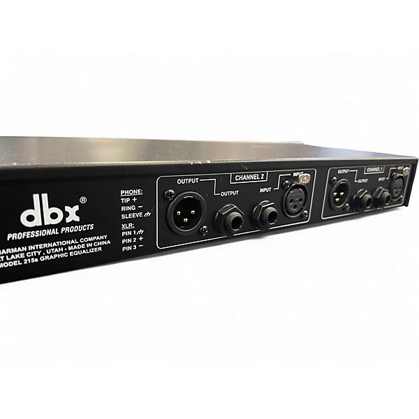 Used dbx 215S Dual Channel 15-Band Graphic Equalizer
