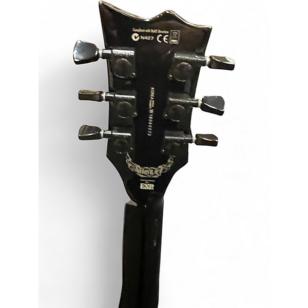 Used ESP LTD GH600 BLACK AND RED Solid Body Electric Guitar