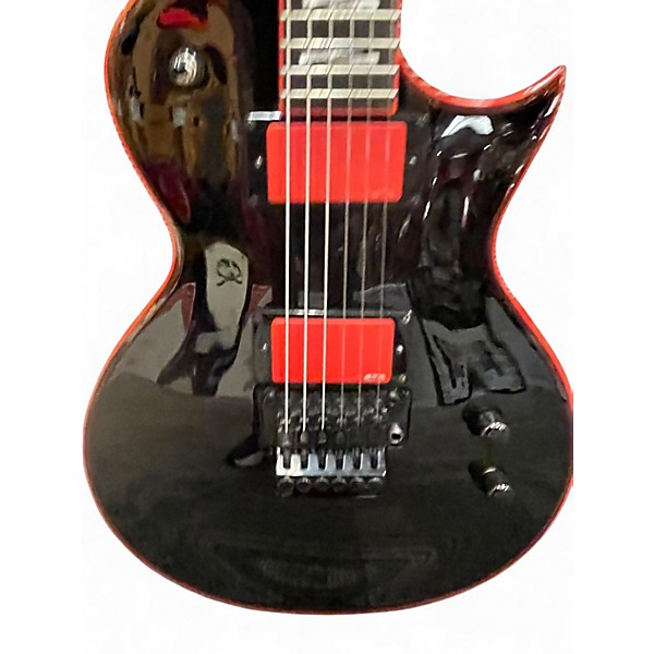 Used ESP LTD GH600 BLACK AND RED Solid Body Electric Guitar