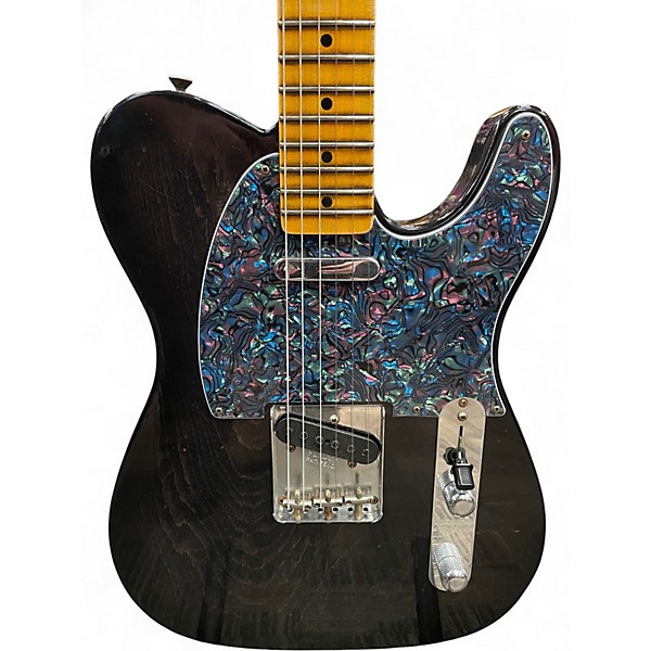 Used Fender CUSTOM SHOP 56 TELECASTER JOURNEYMAN RELIC TRANS BLACK Solid Body Electric Guitar
