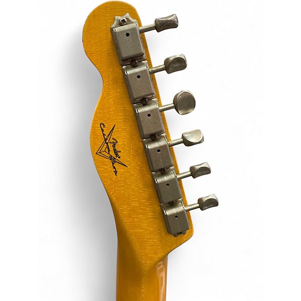 Used Fender CUSTOM SHOP 56 TELECASTER JOURNEYMAN RELIC TRANS BLACK Solid Body Electric Guitar