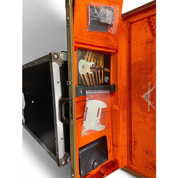 Used Fender CUSTOM SHOP 56 TELECASTER JOURNEYMAN RELIC TRANS BLACK Solid Body Electric Guitar