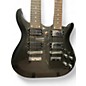 Used Carlo Robelli double neck 6&7  Gray Solid Body Electric Guitar