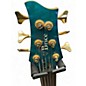 Used Brice 6 STRING FRETLESS Blue Electric Bass Guitar