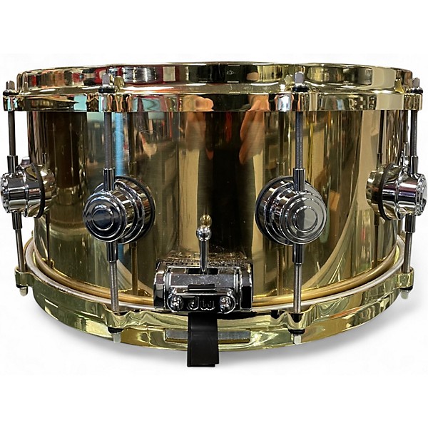 Used DW 6.5X14 COLLECTOR SERIES POLISHED BRASS BRASS Drum
