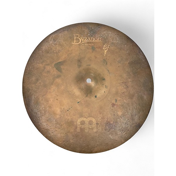 Used MEINL 16in BYZANCE SAND HI HAT PAIR Cymbal