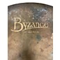 Used MEINL 16in BYZANCE SAND HI HAT PAIR Cymbal