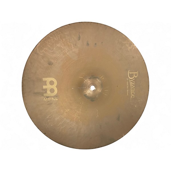 Used MEINL 16in BYZANCE SAND HI HAT PAIR Cymbal