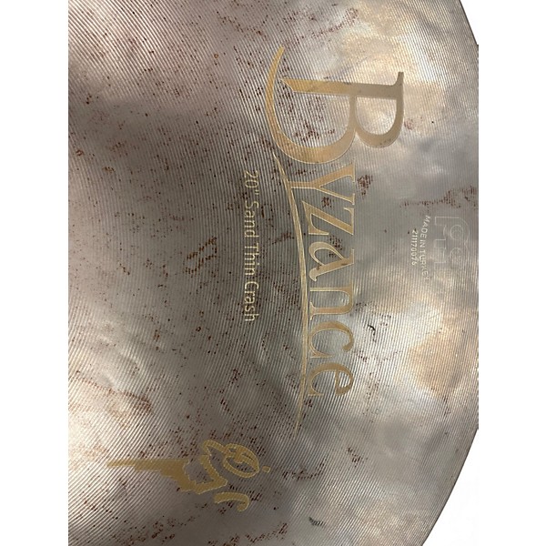 Used MEINL 20in BYZANCE SNAD THIN Cymbal