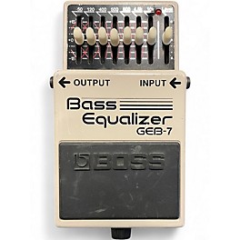 Used BOSS GEB7 7 Band Bass Equalizer Bass Effect Pedal