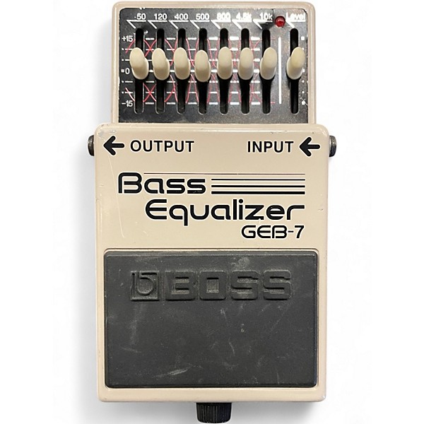 Used BOSS GEB7 7 Band Bass Equalizer Bass Effect Pedal