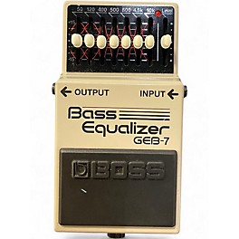 Used BOSS GEB7 7 Band Bass Equalizer Bass Effect Pedal