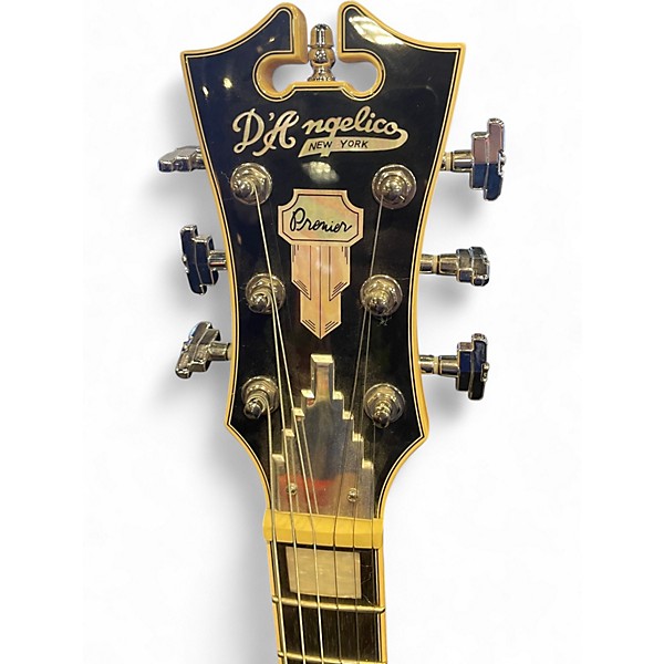 Used D'Angelico Premier Atlantic White Solid Body Electric Guitar