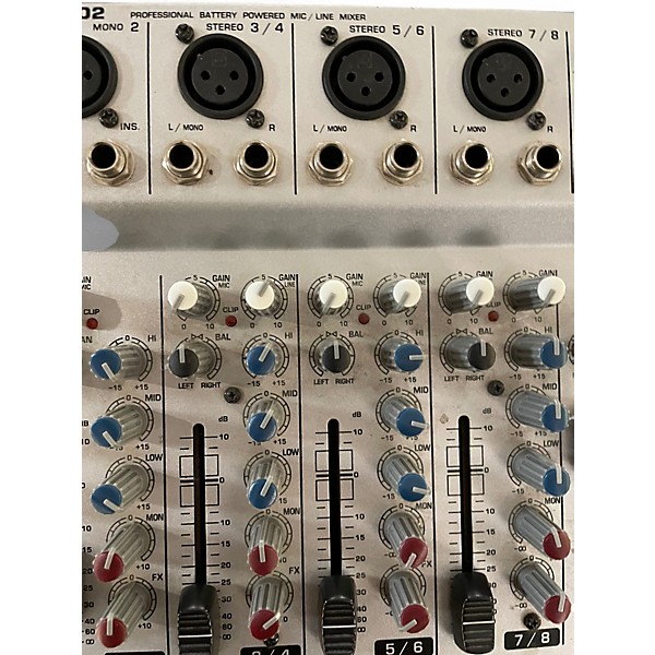 Used Behringer UBB1002 Battery Operated Mixer Unpowered Mixer