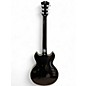Used D'Angelico Premier Mini DC Black Flake Hollow Body Electric Guitar