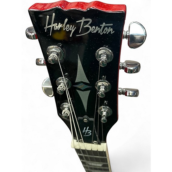 Used Harley Benton SG Style Red Solid Body Electric Guitar