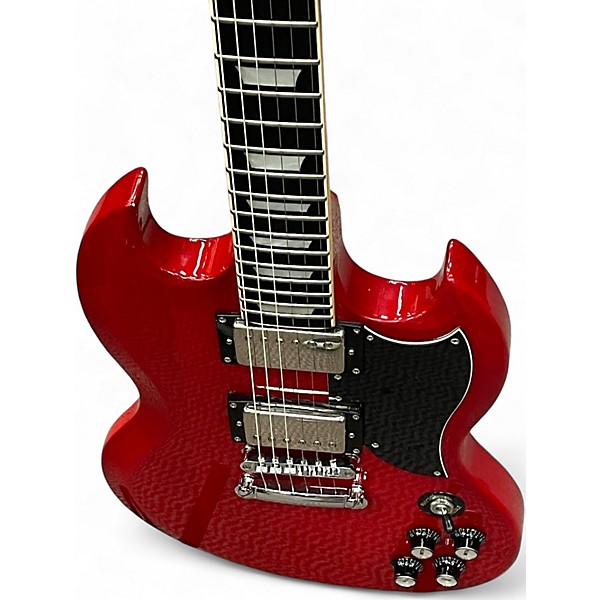 Used Harley Benton SG Style Red Solid Body Electric Guitar
