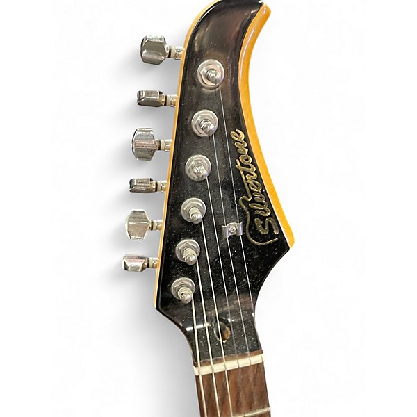 Used Silvertone St Style Sunburst Solid Body Electric Guitar
