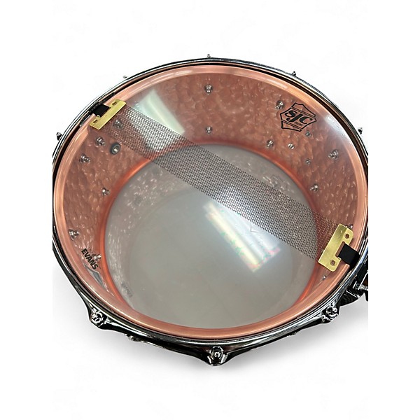 Used SJC Drums 6.5X14 Alpha Copper Copper Drum