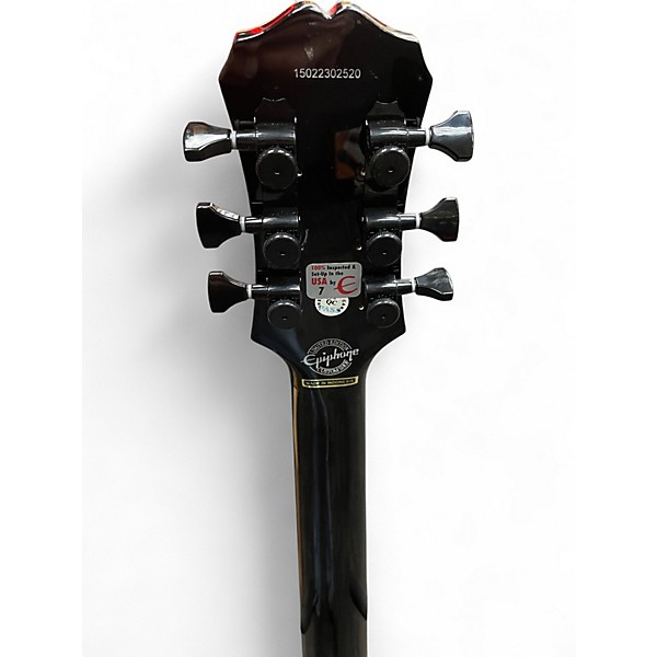 Used Epiphone MKH SIGNATURE LES PAUL CUSTOM Black Solid Body Electric Guitar