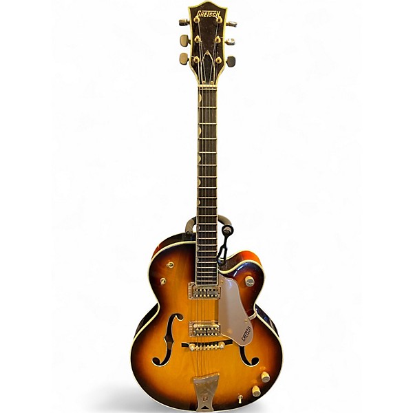 Vintage 1963 Gretsch Guitars G6193 Country Club 2 Color Sunburst Hollow Body Electric Guitar
