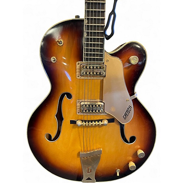 Vintage 1963 Gretsch Guitars G6193 Country Club 2 Color Sunburst Hollow Body Electric Guitar