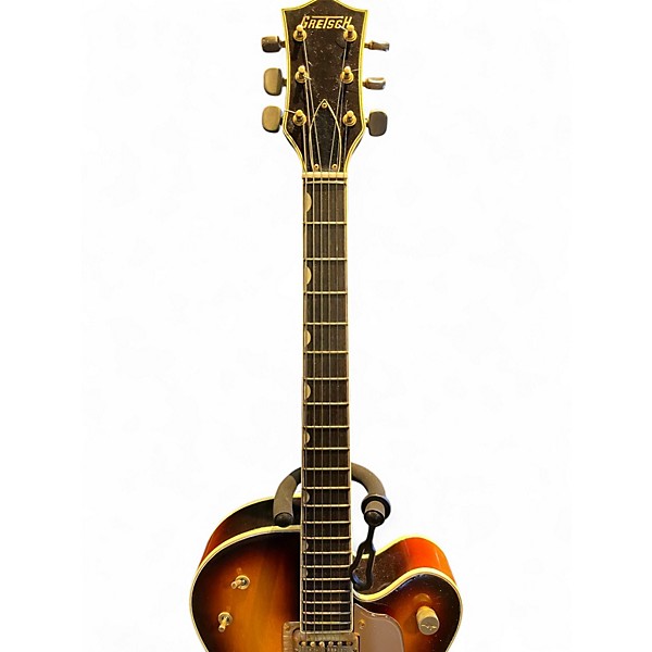 Vintage 1963 Gretsch Guitars G6193 Country Club 2 Color Sunburst Hollow Body Electric Guitar