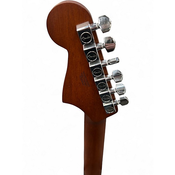 Used Fender Acoustasonic Jazzmaster Black Acoustic Electric Guitar