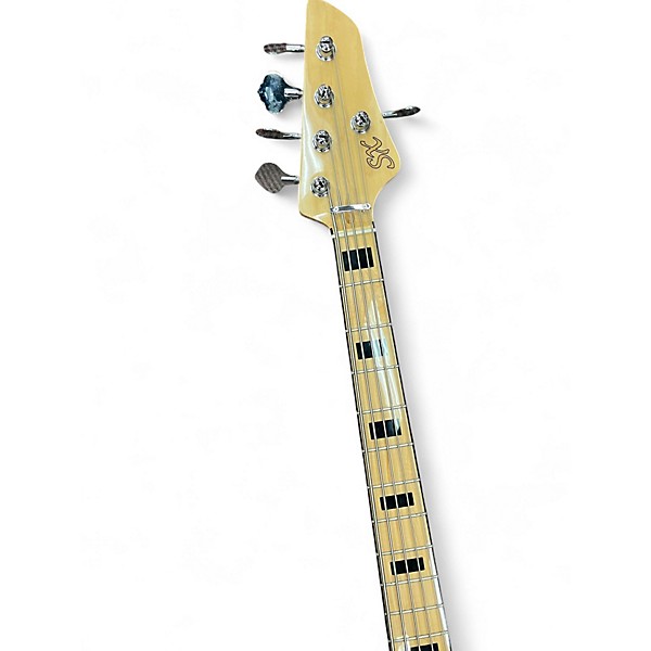 Used SX 5 STRING JAZZ BASS Natural Electric Bass Guitar