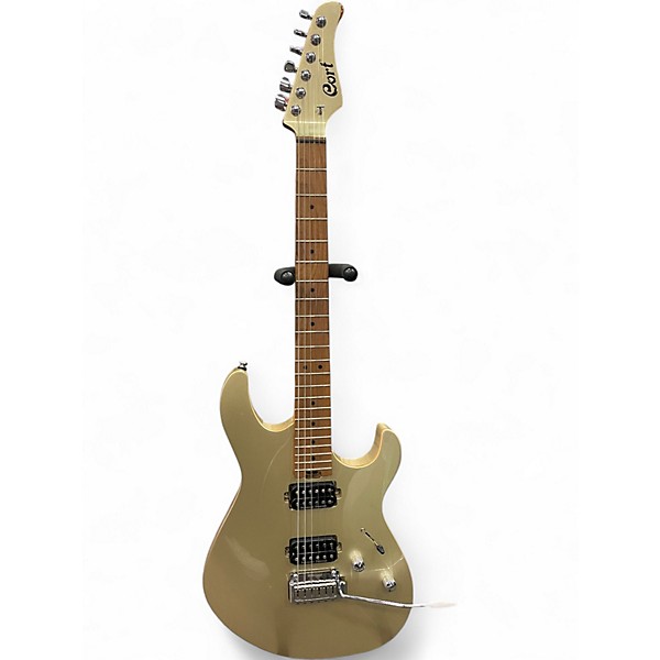 Used Cort G300 PRO Metallic Gold Solid Body Electric Guitar