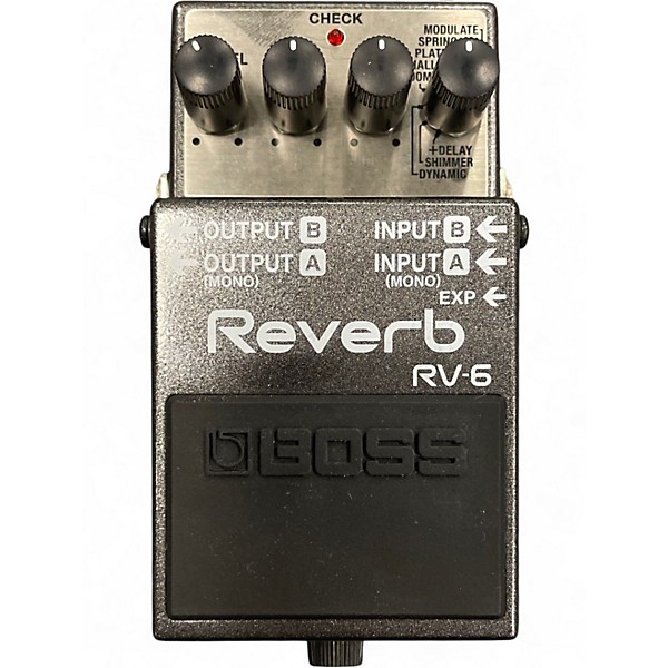 Used BOSS RV6 Digital Reverb Effect Pedal