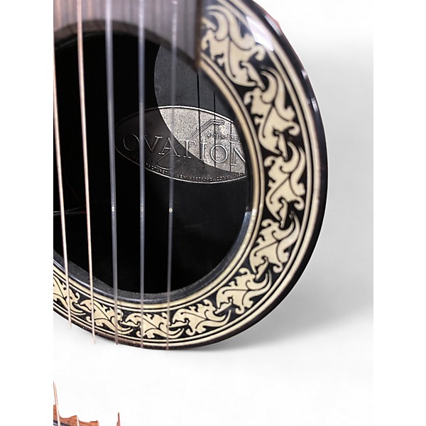 Vintage 1970s Ovation COUNTRY ARTIST Natural Acoustic Electric Guitar