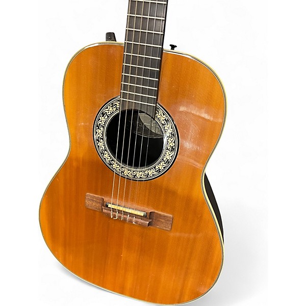 Vintage 1970s Ovation COUNTRY ARTIST Natural Acoustic Electric Guitar