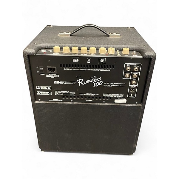 Used Fender Rumble 100 1x15 100W Bass Combo Amp