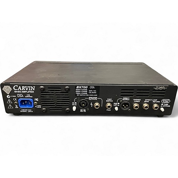 Used Carvin BX700 Bass Amp Head