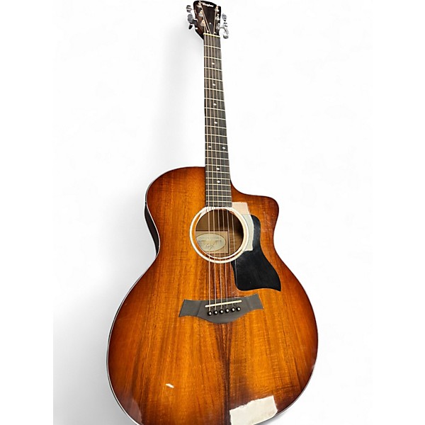 Used Taylor 224CEKDLX Natural Acoustic Electric Guitar