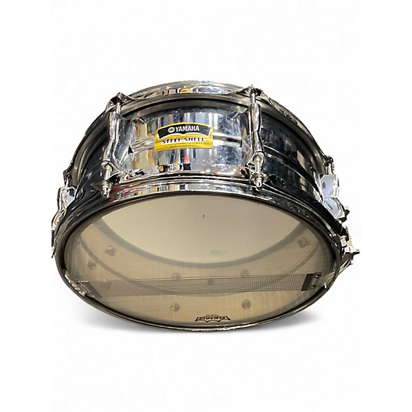 Used Yamaha 14in STEEL SHELL Chrome Drum