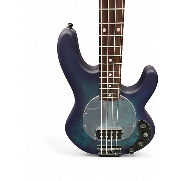 Used Sterling by Music Man Ray34 neptune blue Electric Bass Guitar