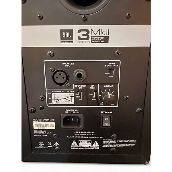 Used JBL 306P MKII Powered Monitor