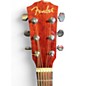 Used Fender CF60CE Folk Natural Acoustic Electric Guitar